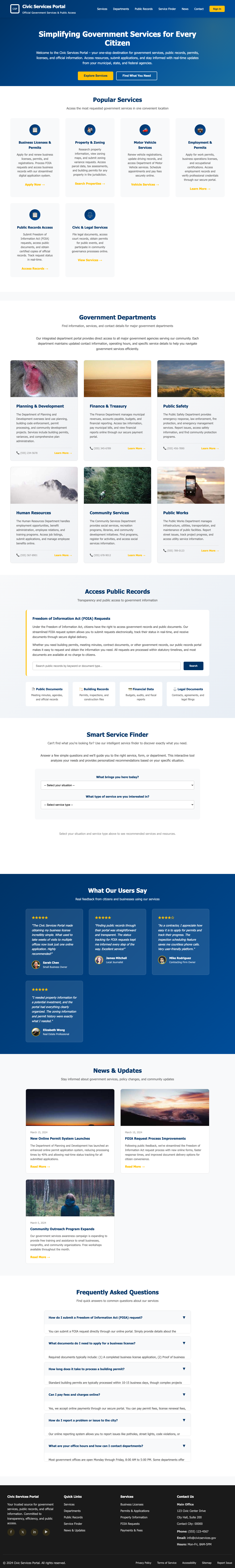 Government page with AIMAC score 3.9 (7 serious violations)