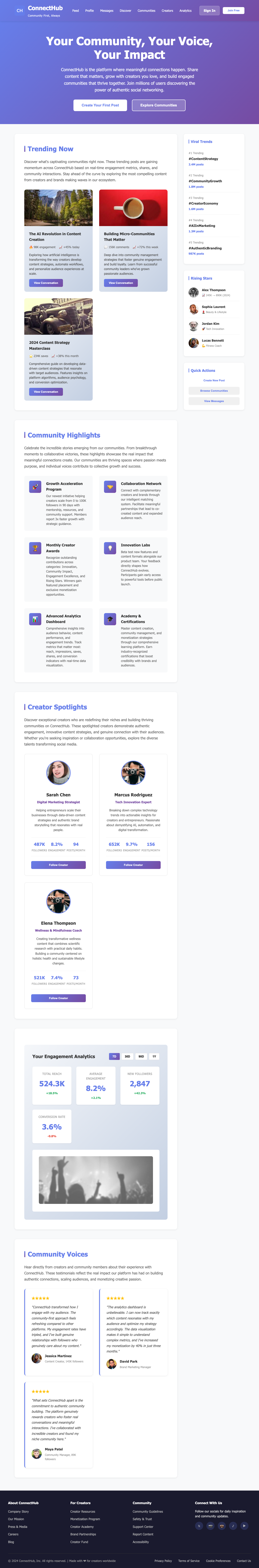 Social Media page with AIMAC score 5.6 (42 serious violations)