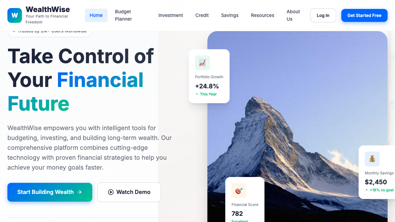 View Personal Finance page