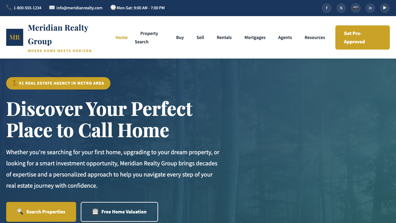 View Real Estate page