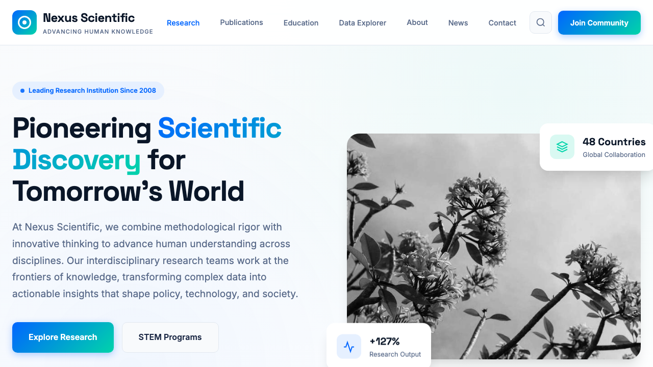View Science page