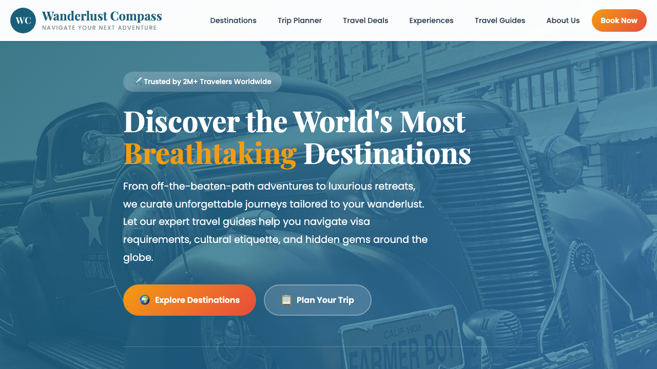 View Travel page