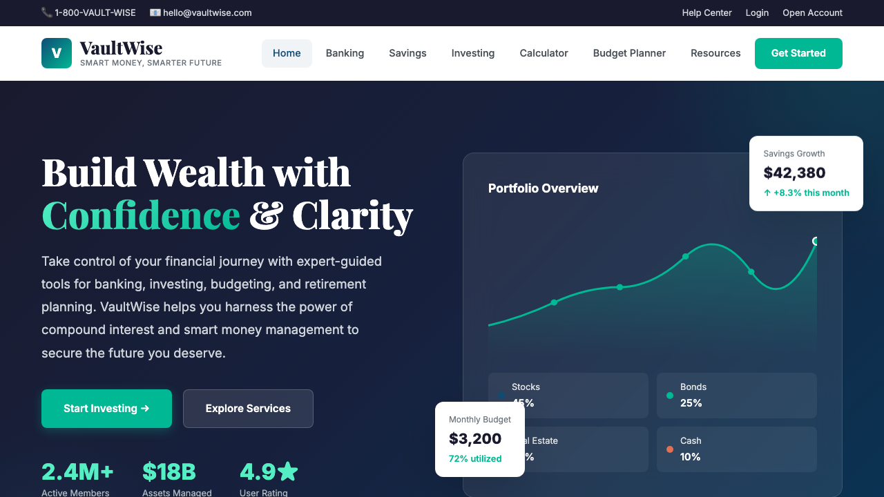 View Personal Finance page