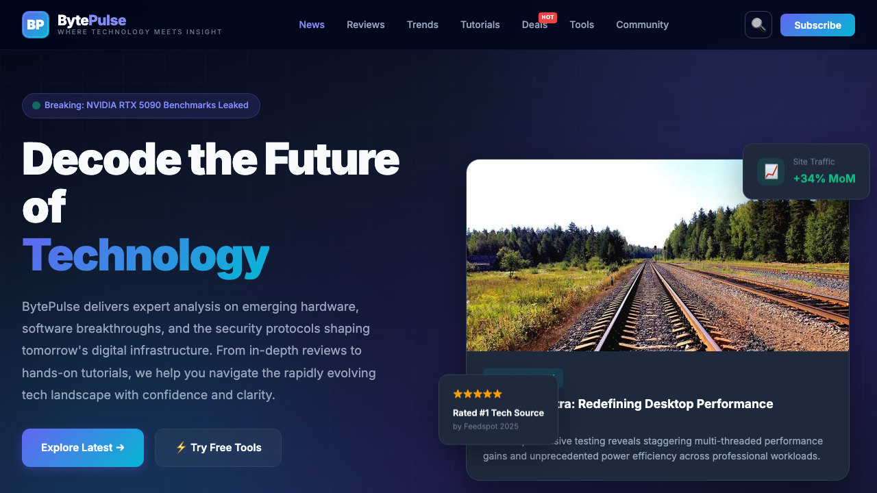 View Technology and Computing page