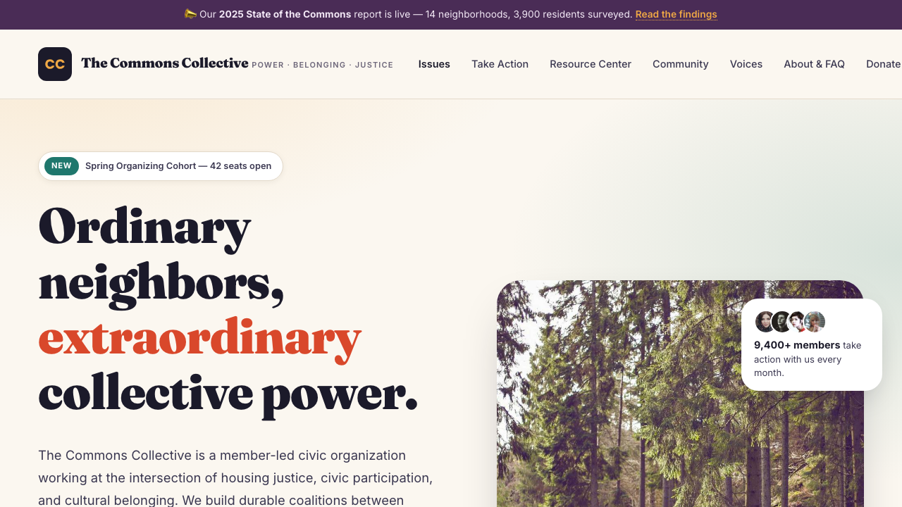 View Society page