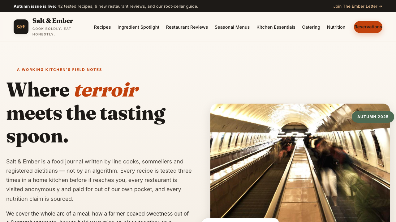 View Food and Drink page