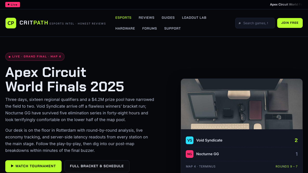 View Gaming page
