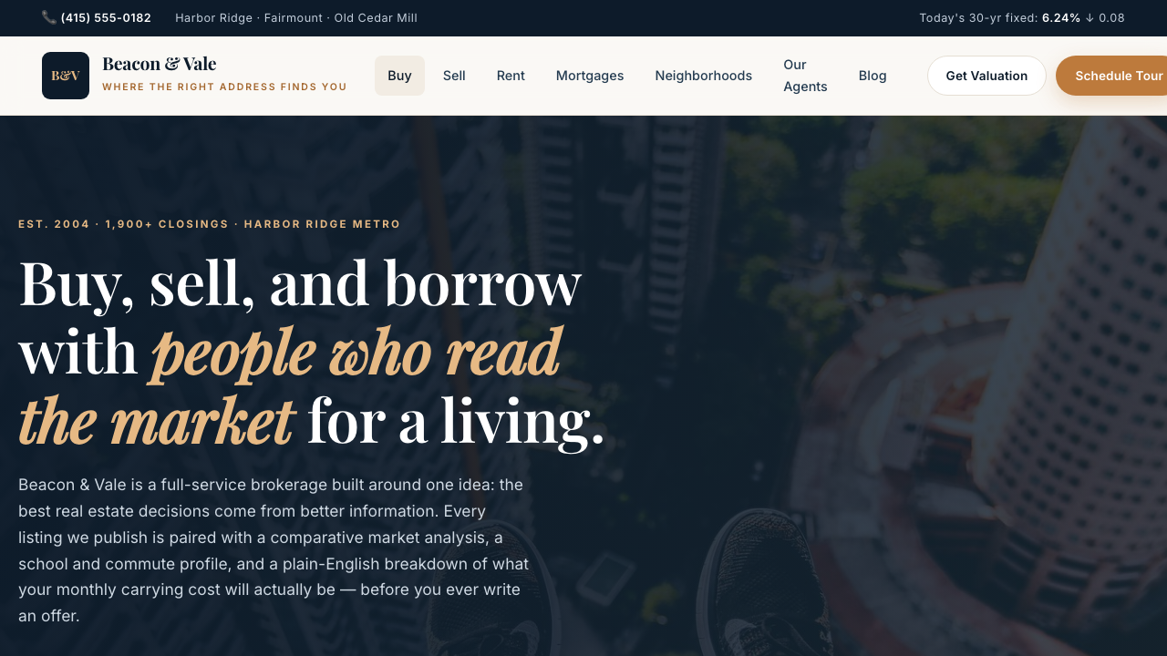 View Real Estate page