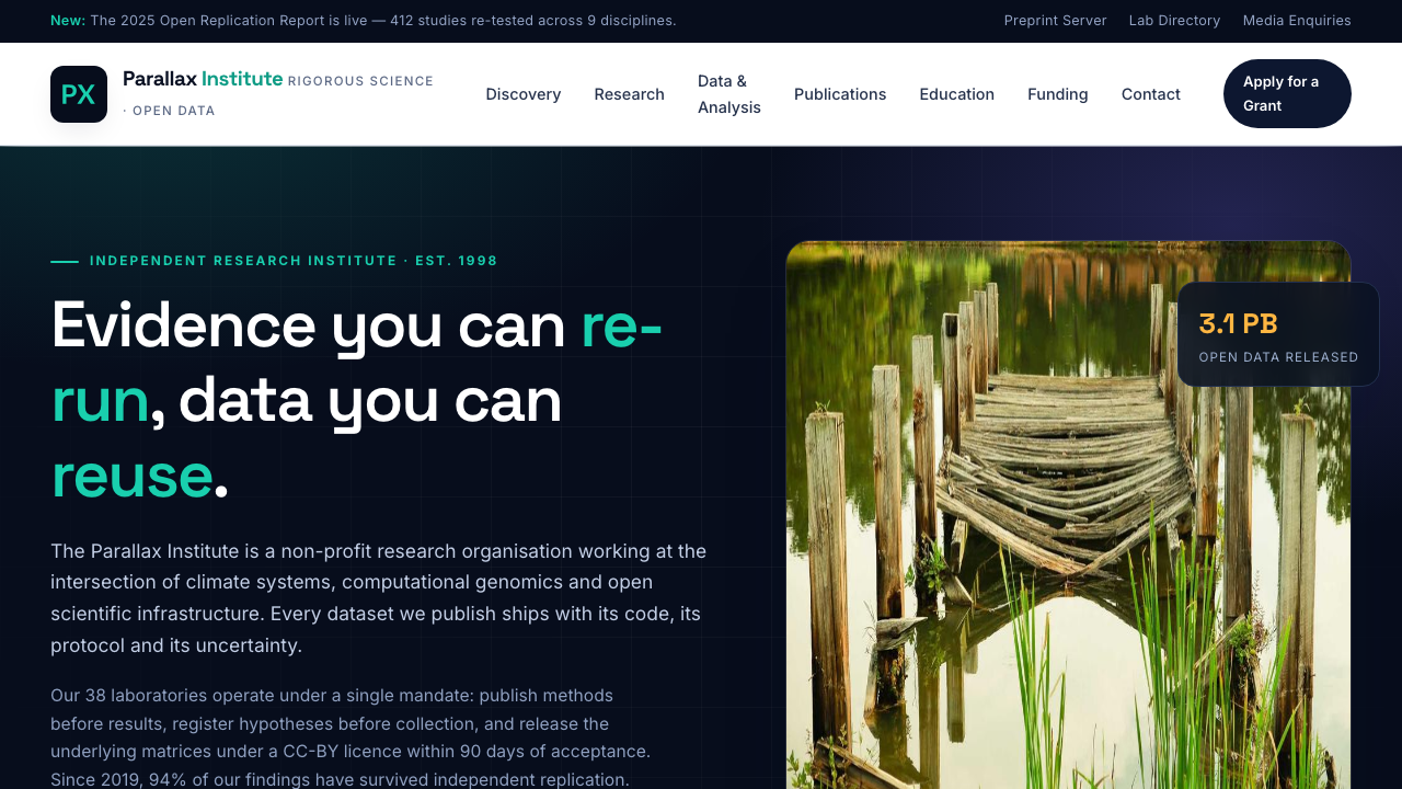 View Science page