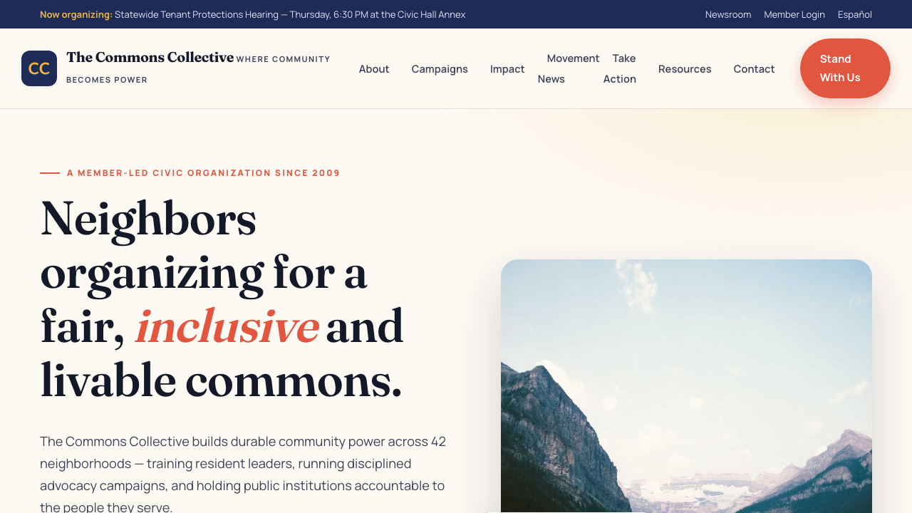 View Society page