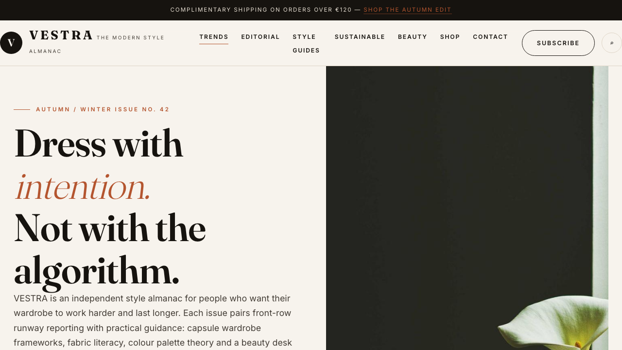 View Style and Fashion page