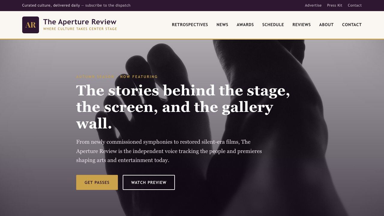 View Arts and Entertainment page