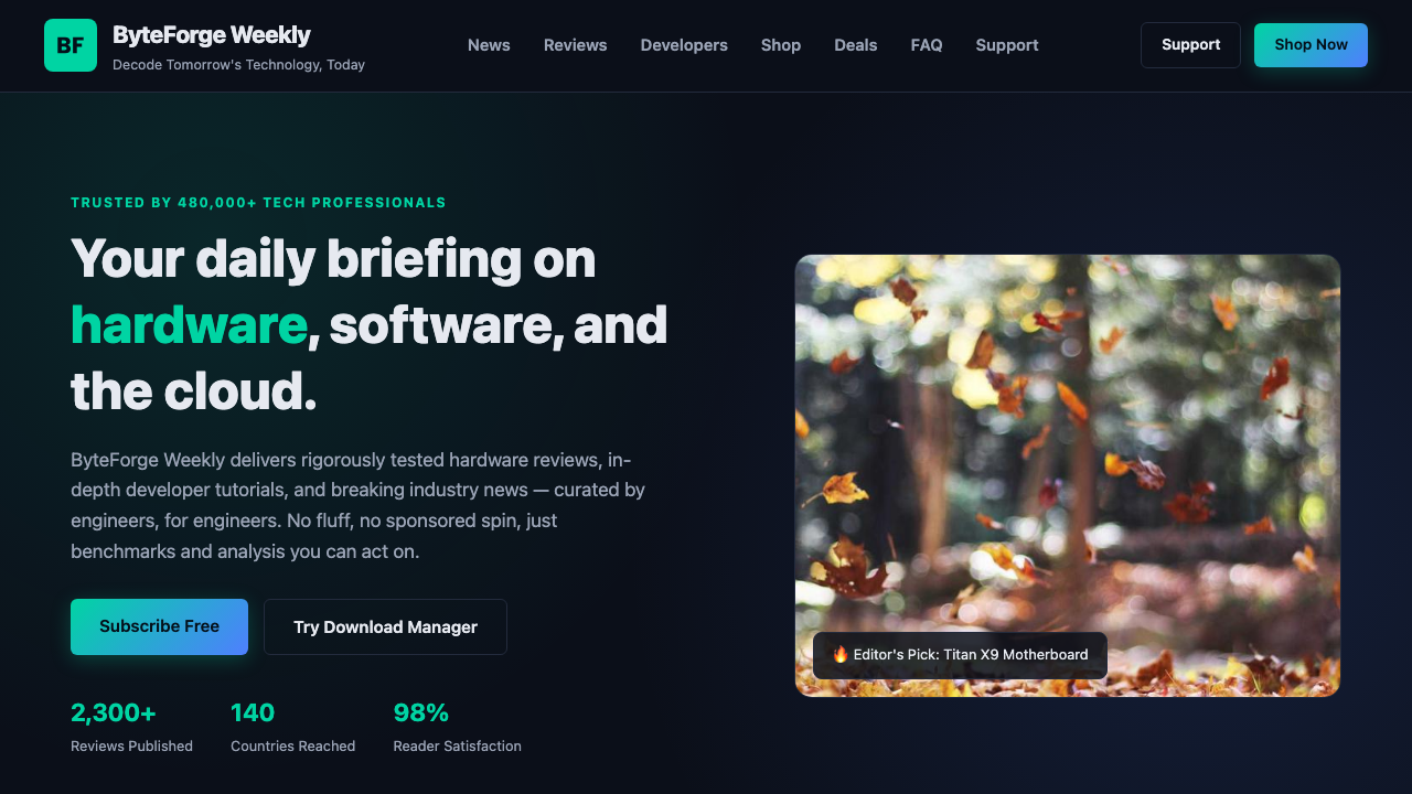 View Technology and Computing page