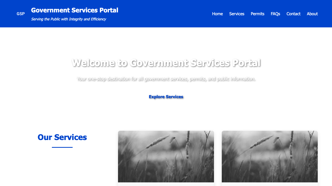 View Government page