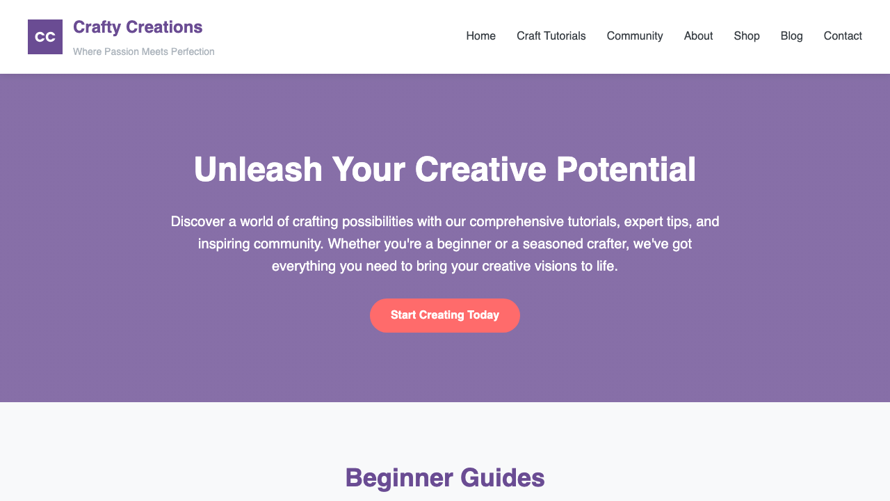 View Hobbies and Interests page