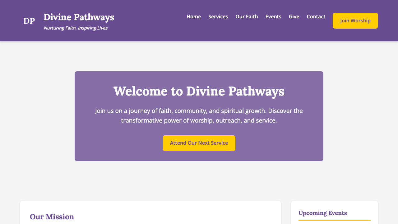 View Religion and Spirituality page