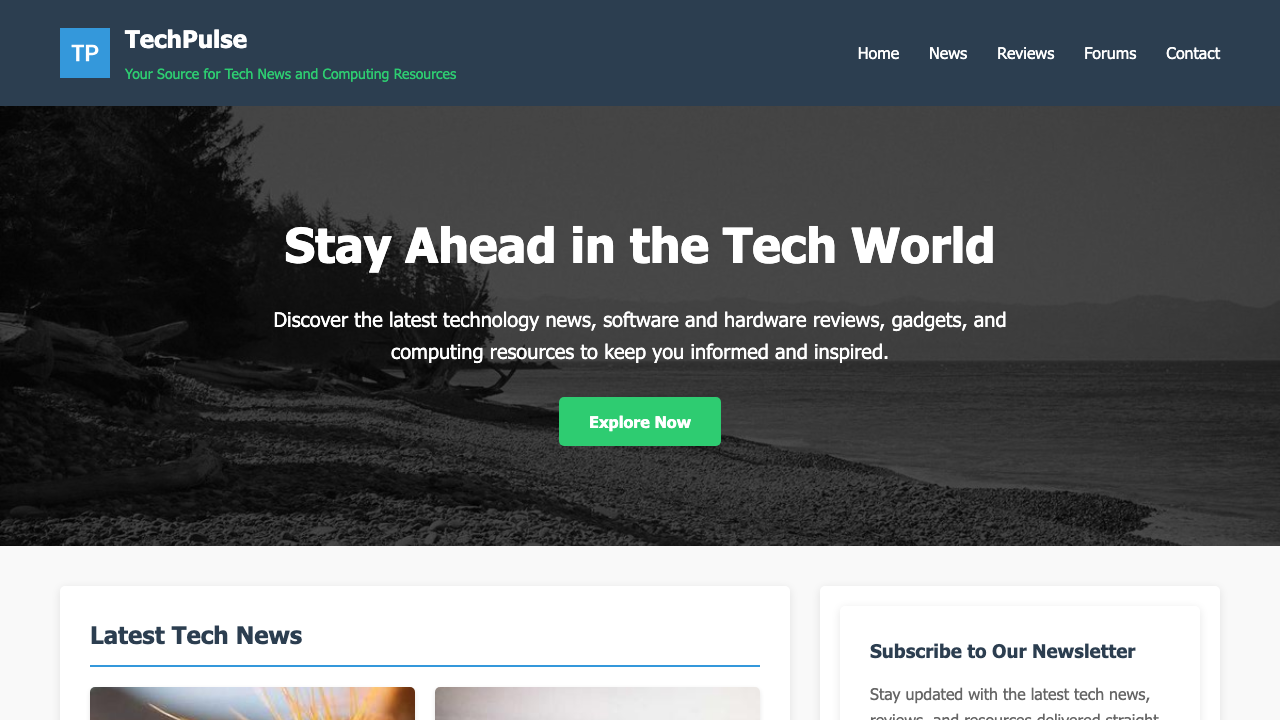 View Technology and Computing page