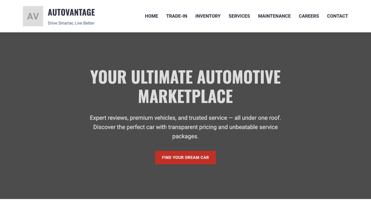 View Automotive page