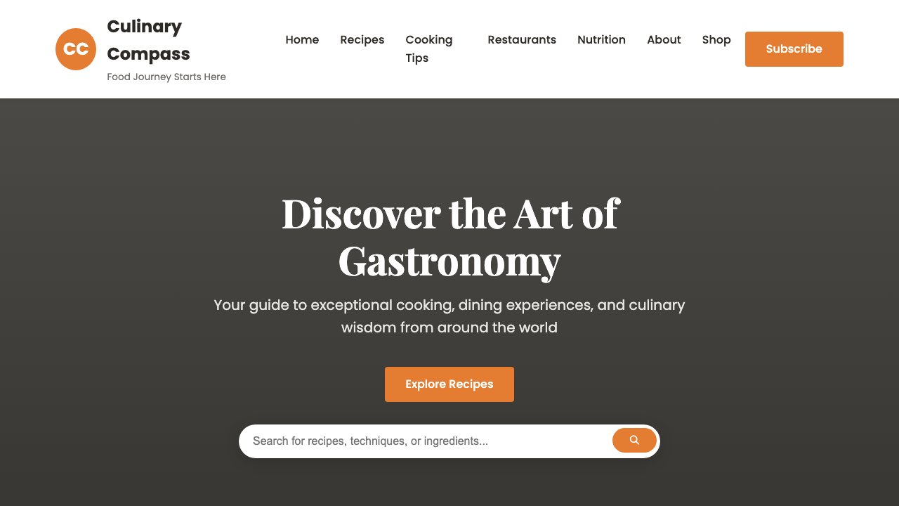 View Food and Drink page