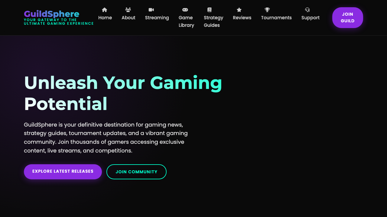 View Gaming page