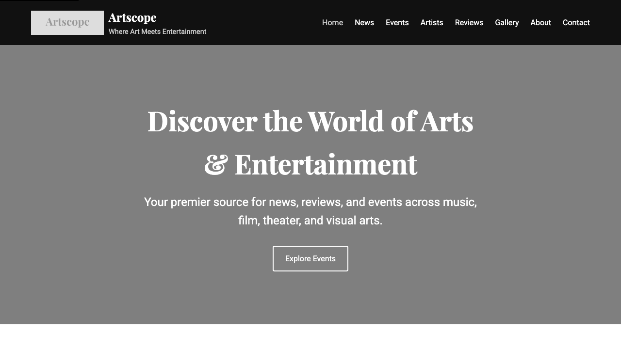 View Arts and Entertainment page