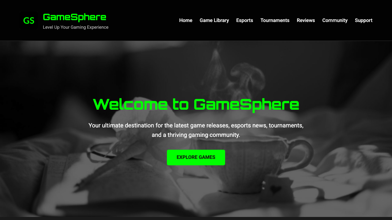 View Gaming page