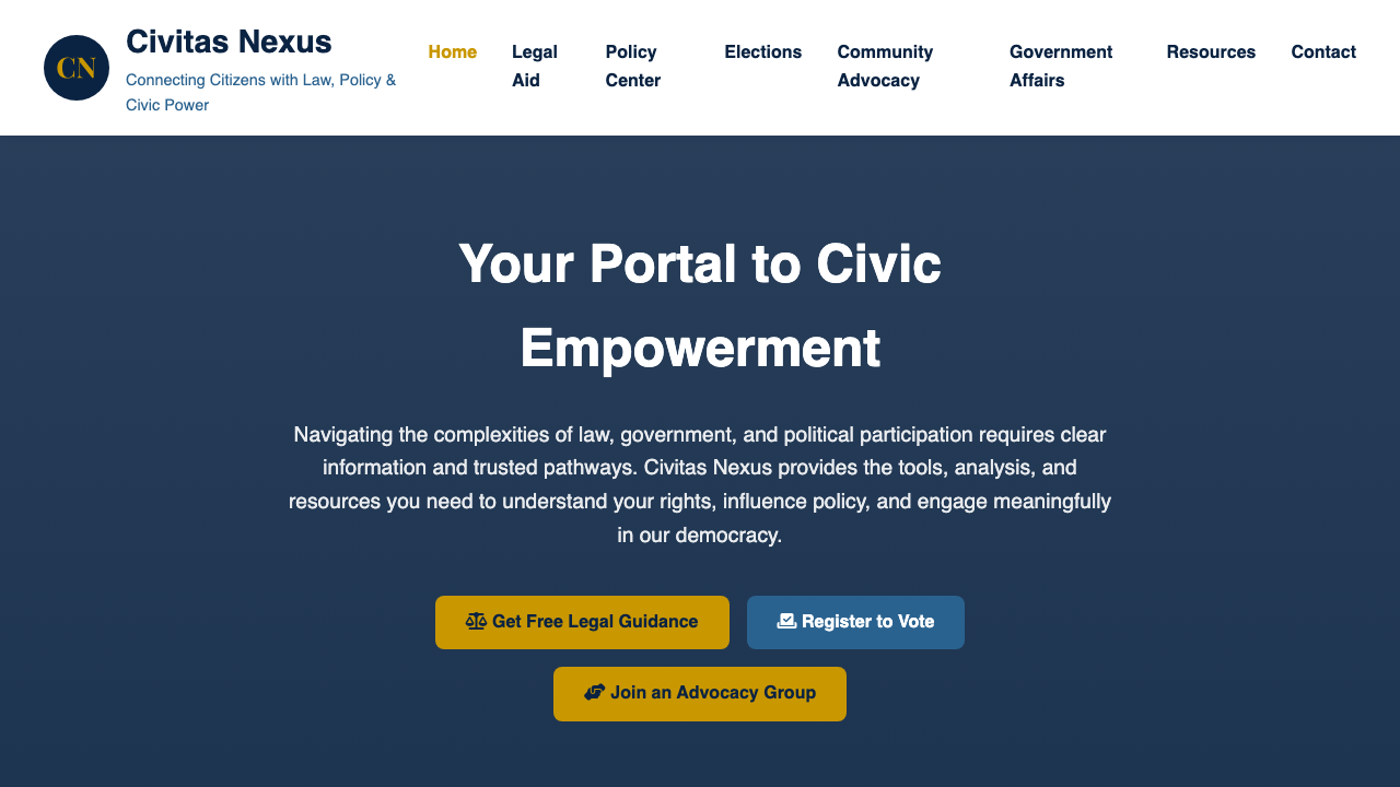 View Law Government and Politics page