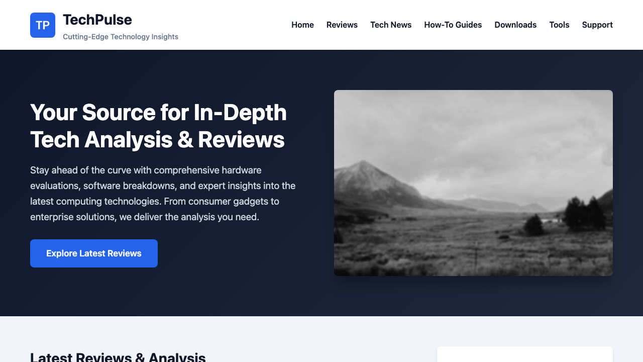 View Technology and Computing page