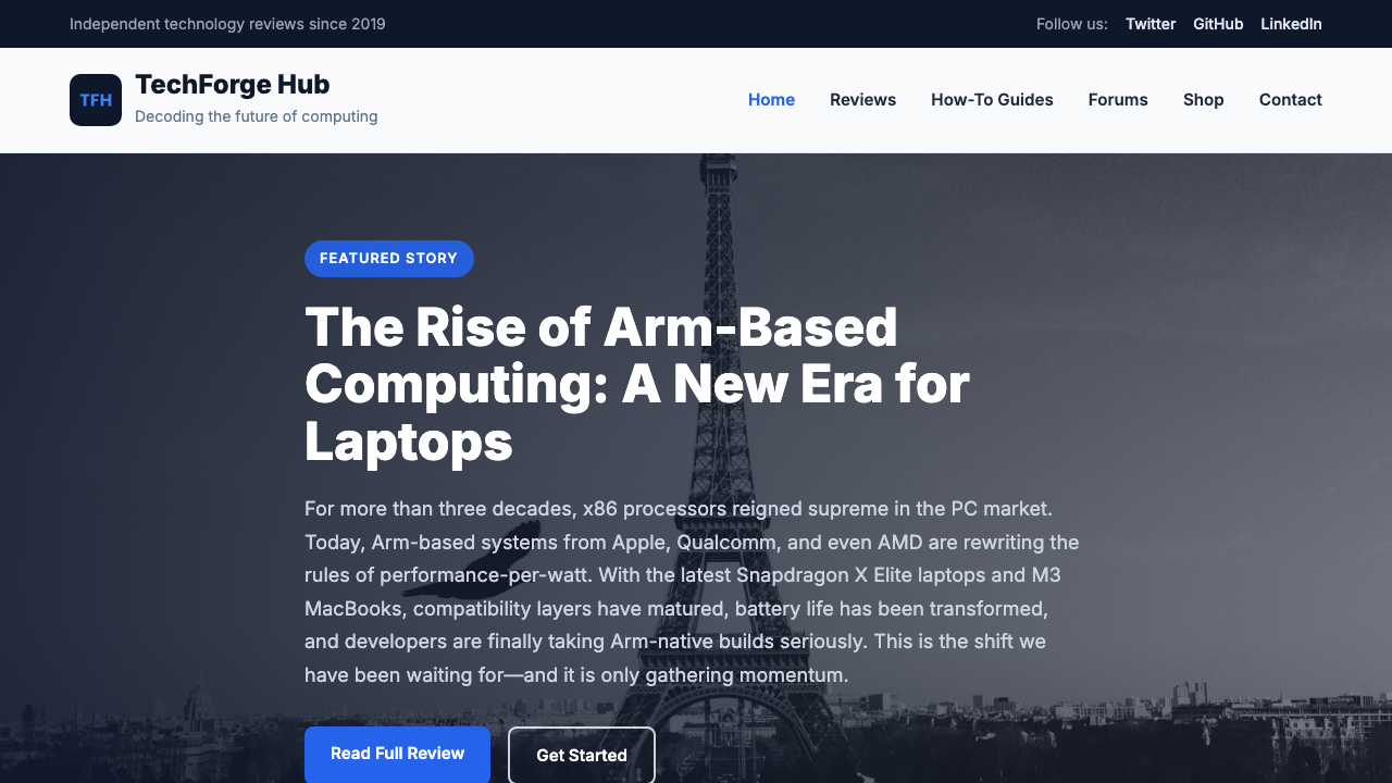 View Technology and Computing page