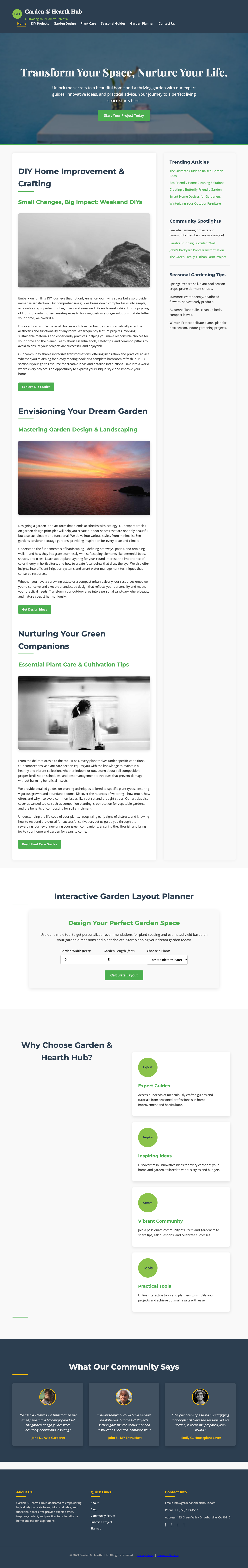 Home And Garden page with AIMAC score 5 (23 serious violations)