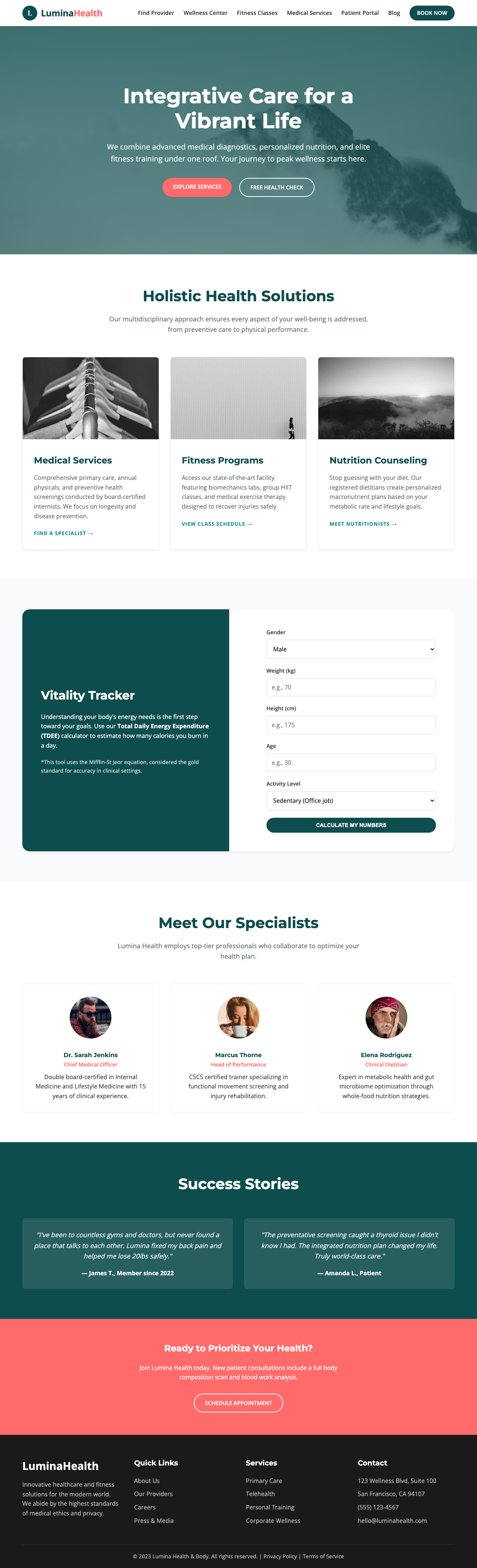 Health And Fitness page with AIMAC score 13 (2 critical and 11 serious violations)