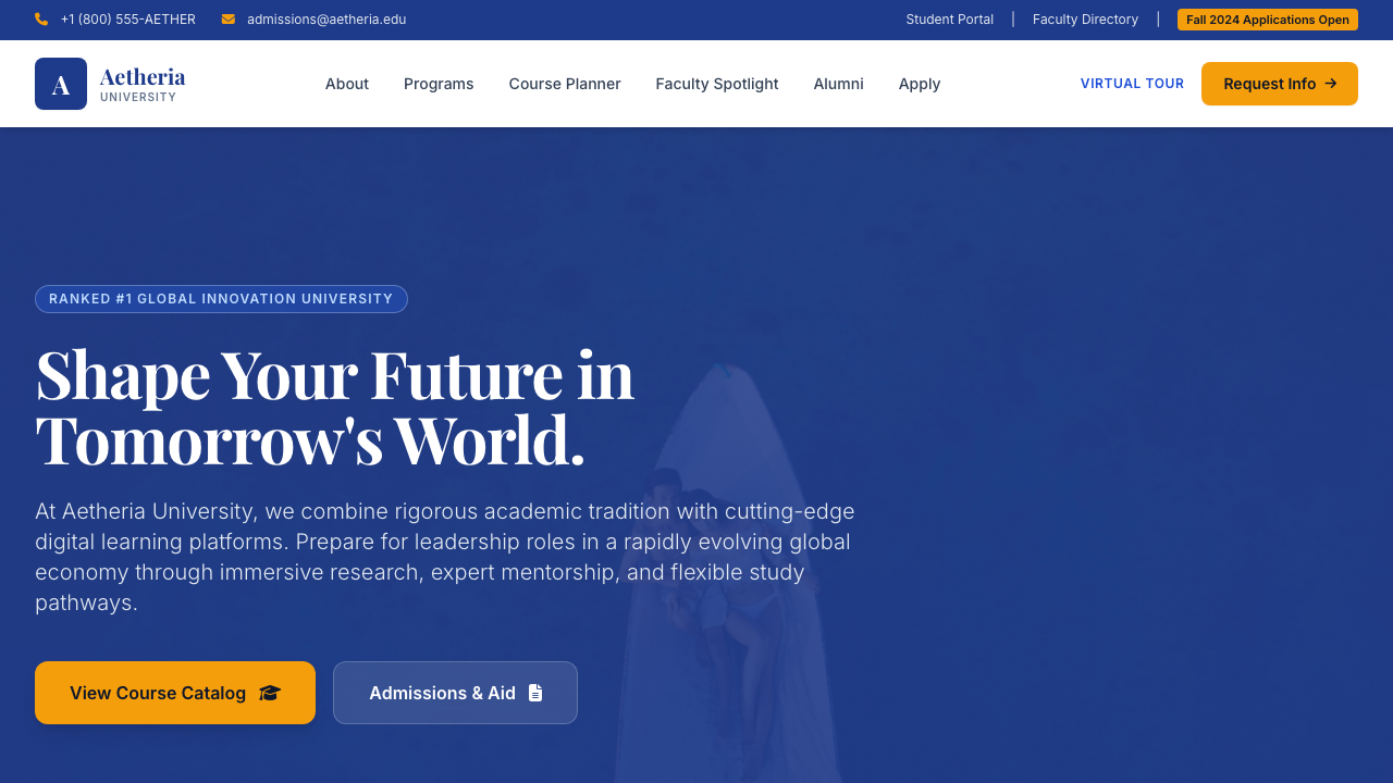 View Education page