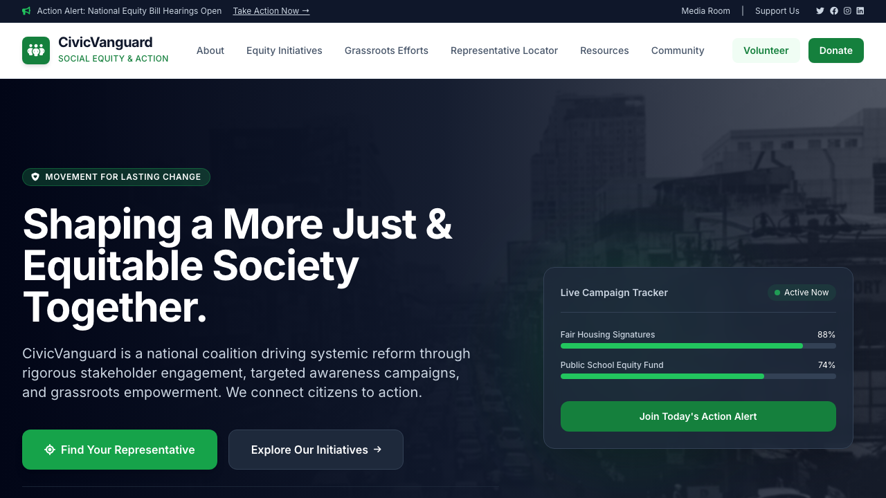 View Society page