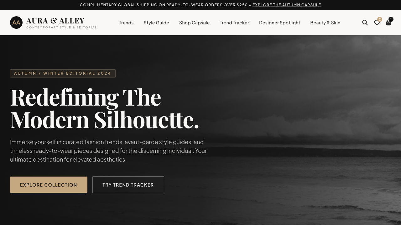 View Style and Fashion page