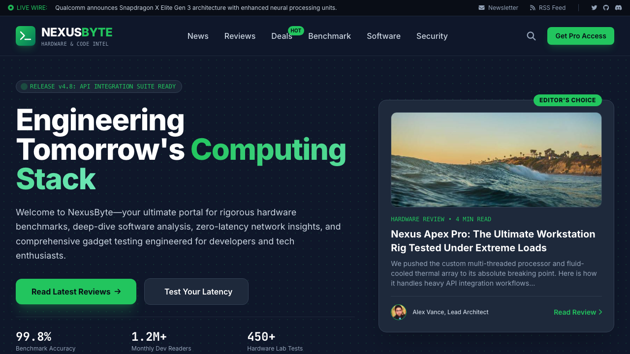 View Technology and Computing page