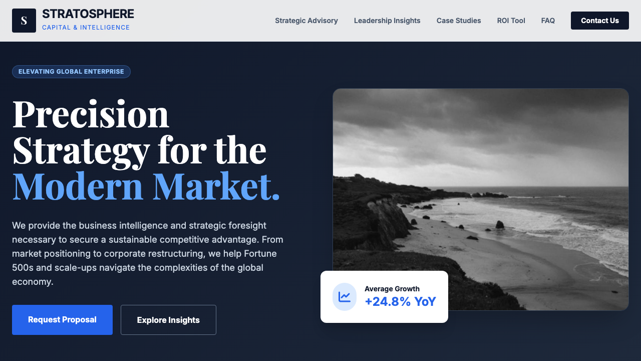 View Business page