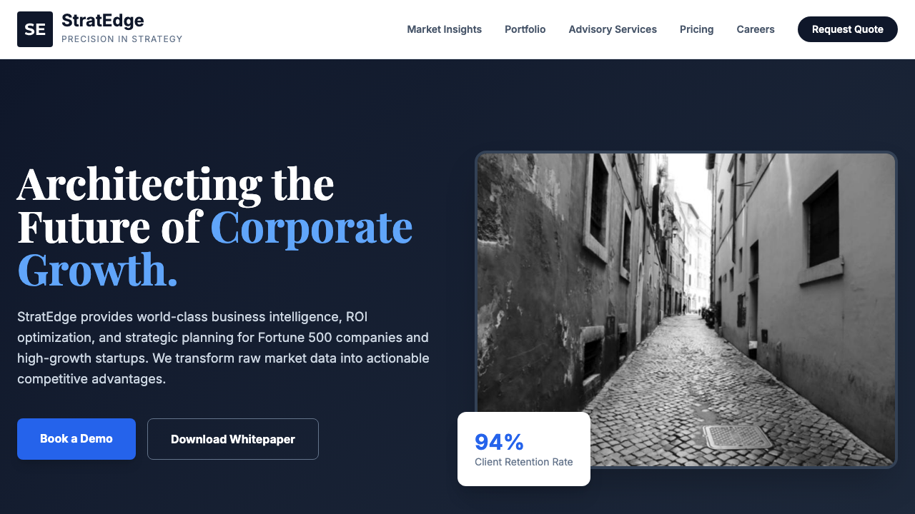 View Business page
