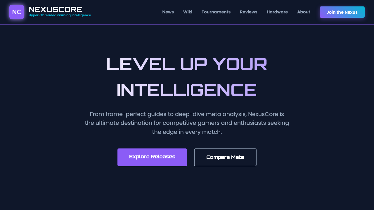 View Gaming page