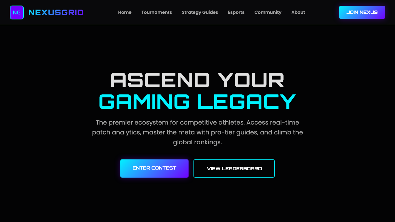 View Gaming page