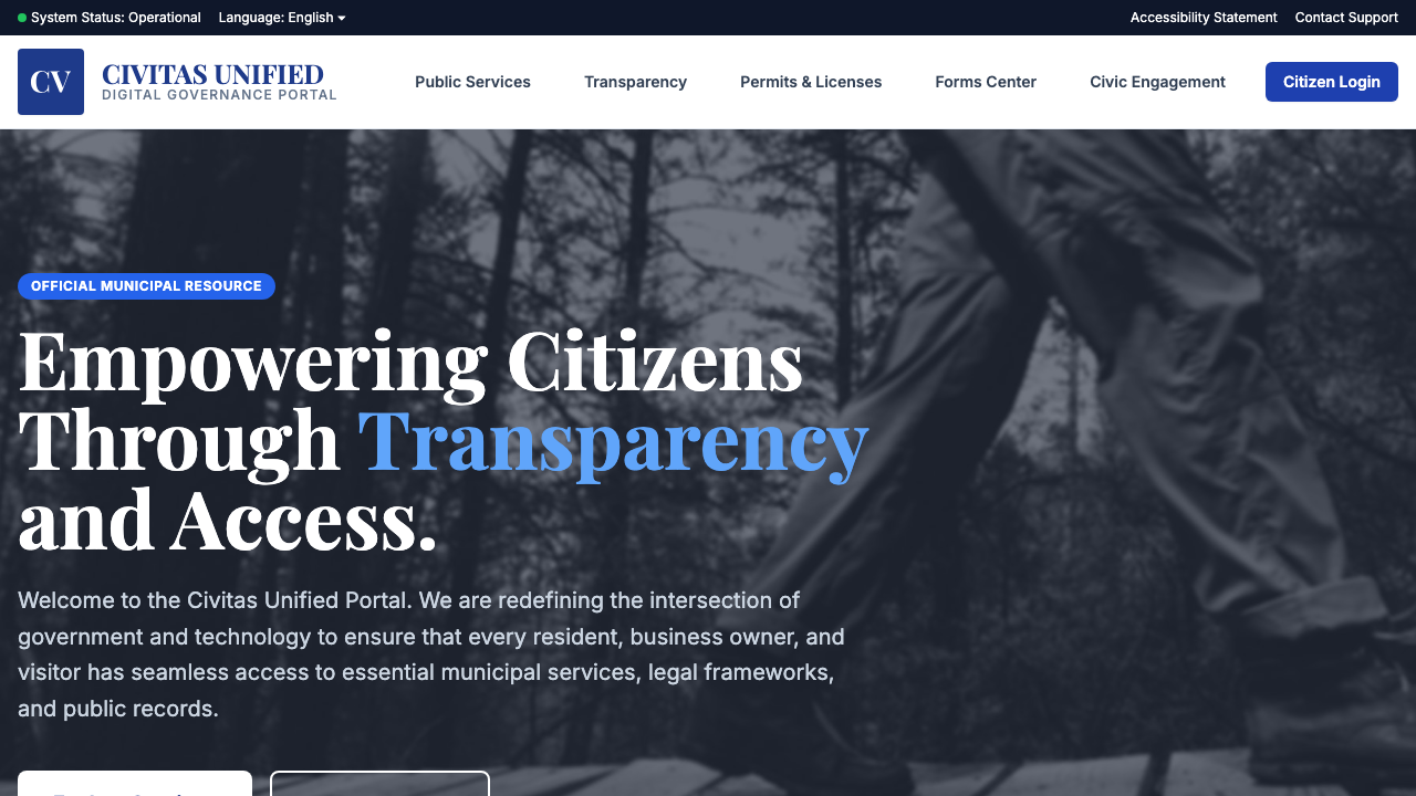 View Government page