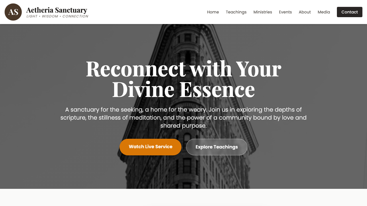 View Religion and Spirituality page