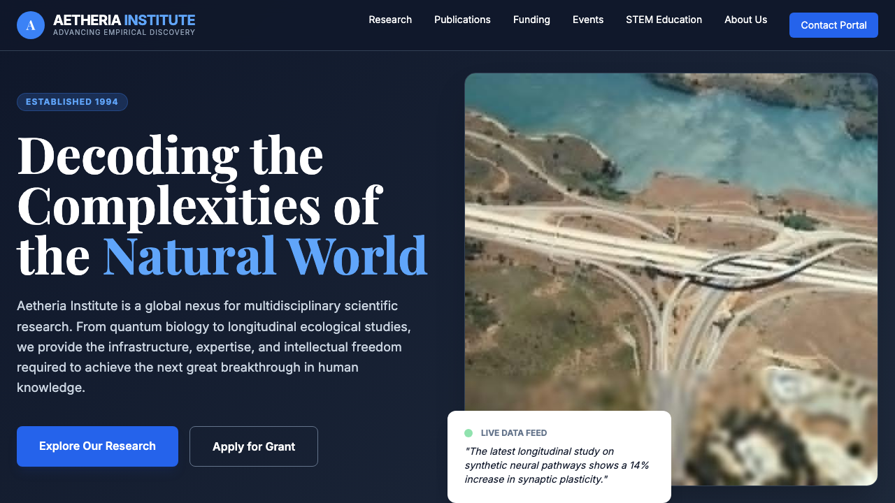 View Science page