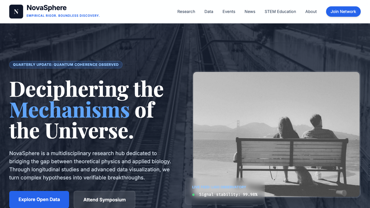 View Science page