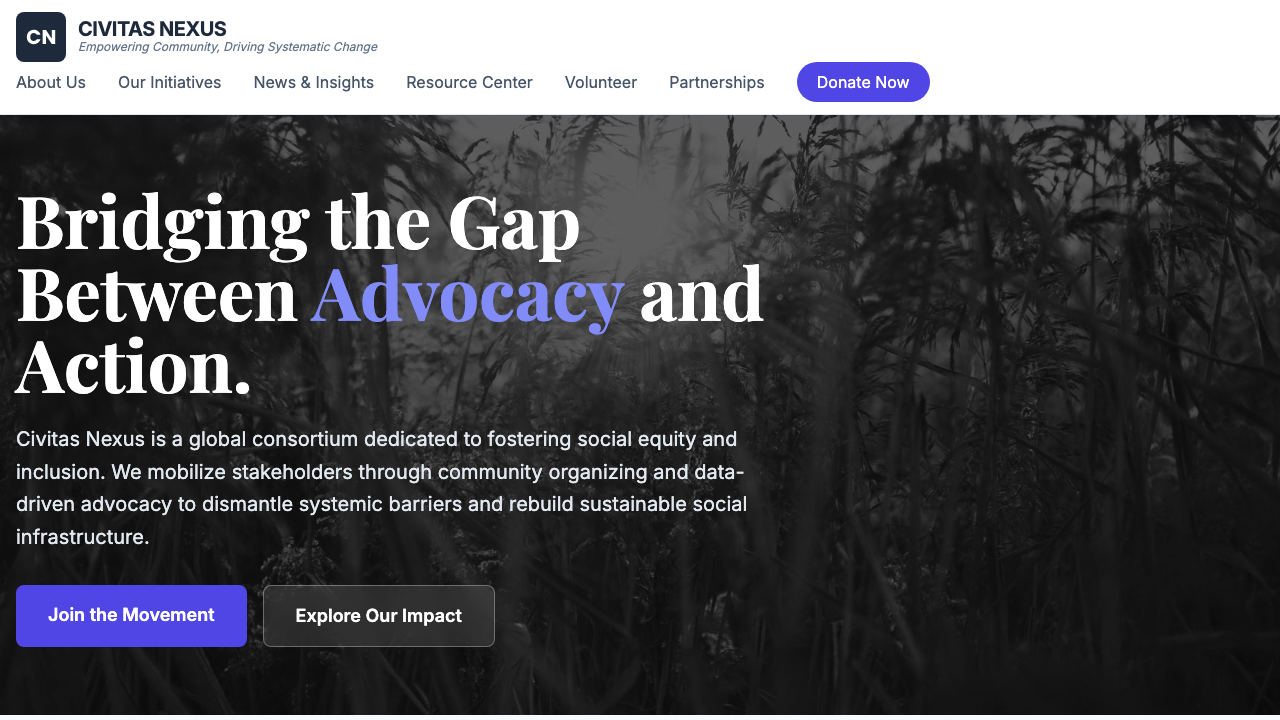 View Society page