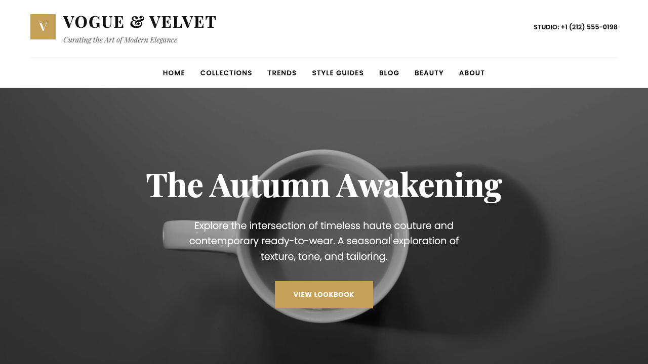 View Style and Fashion page