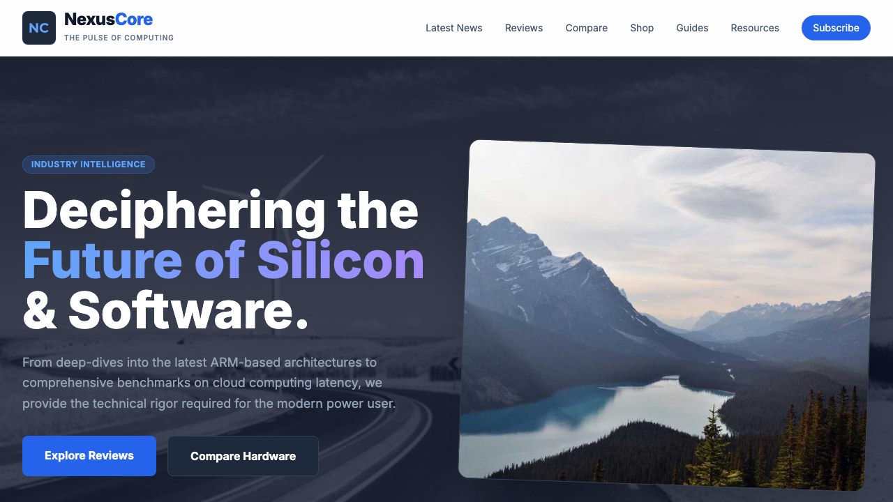 View Technology and Computing page