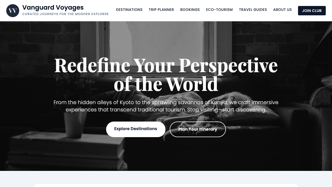 View Travel page