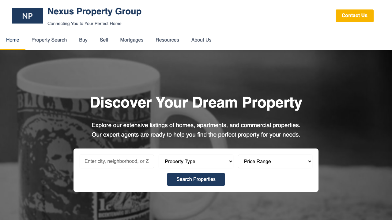 View Real Estate page