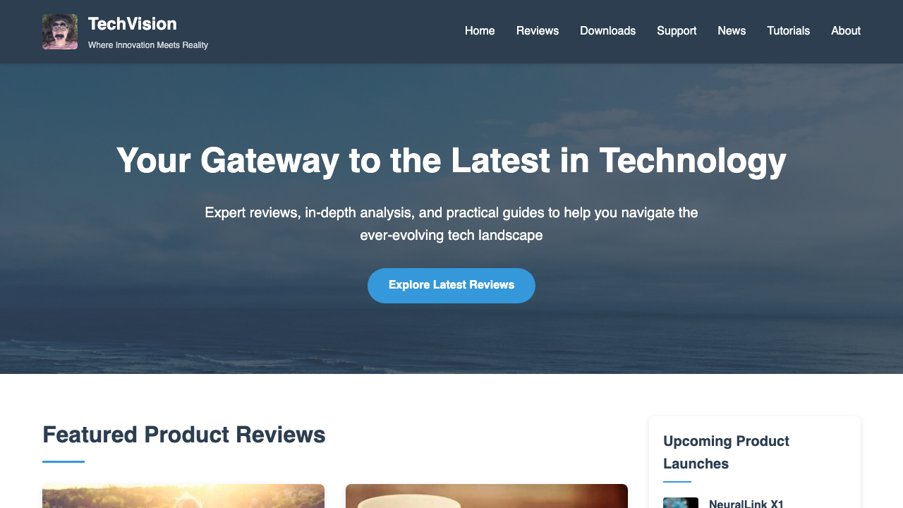 View Technology and Computing page