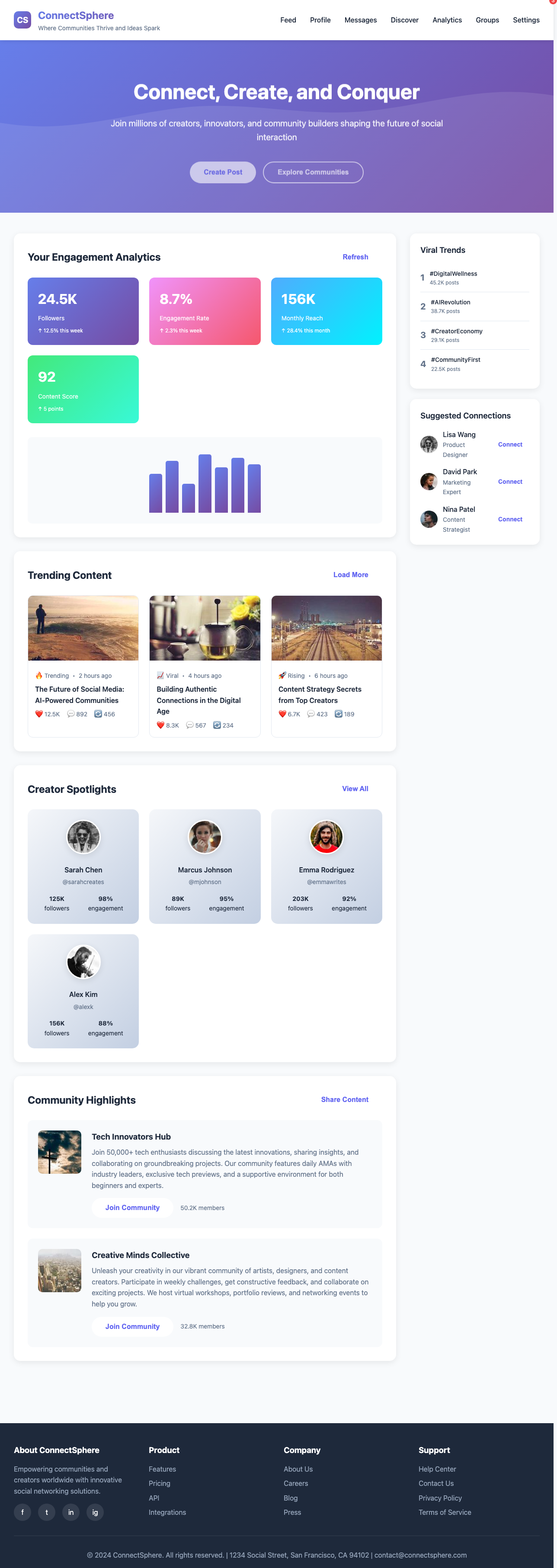 Social Media page with AIMAC score 4.1 (9 serious violations)